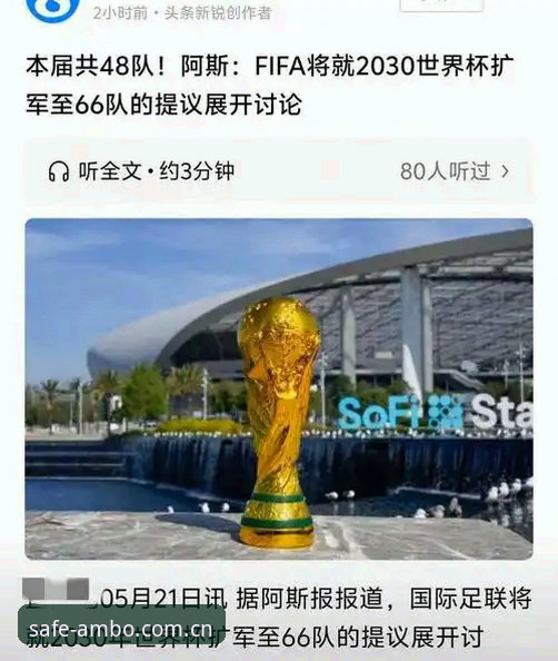 世界杯扩军vs现状：66队参赛对中国男足意味着什么？安博体育平台v3.0.1带你深度解析